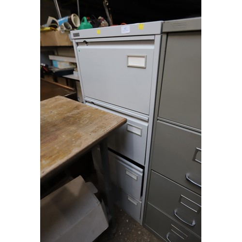 62 - Roneo 4 drawer filing cabinet