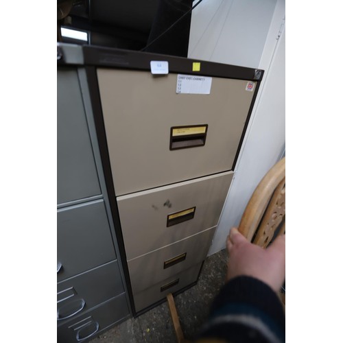 64 - Triumph 4 drawer filing cabinet