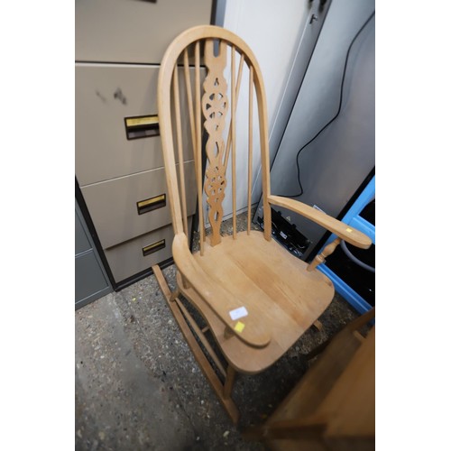 65 - Pine rocking chair