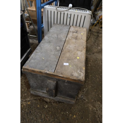 71 - Antique pine tool chest