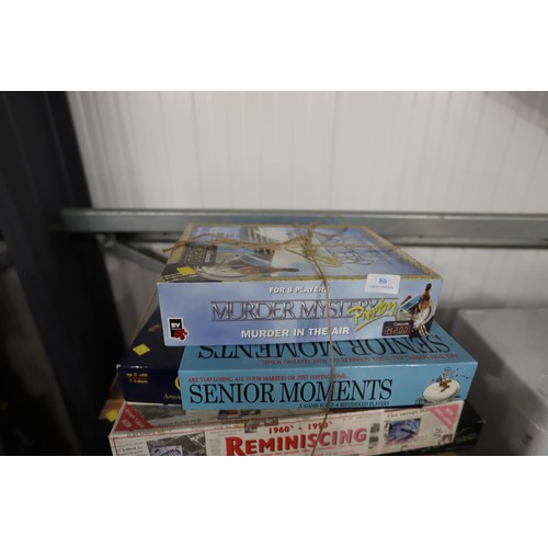 86 - Bundle of board games