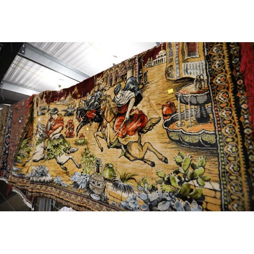 97 - Silk style tapestry/rug