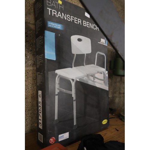 106 - Bath transfer bench - boxed