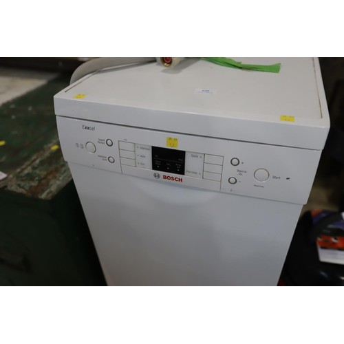 108 - Bosch slimline dishwasher - warranted until 12 noon Tuesday following the above sale