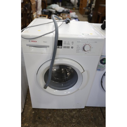 157 - Bosch maxx 6 washing machine - warranted until 12 noon Tuesday following the above sale