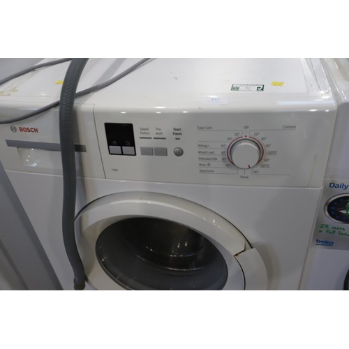 157 - Bosch maxx 6 washing machine - warranted until 12 noon Tuesday following the above sale