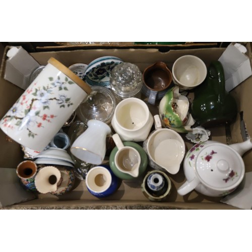 168 - 8 boxes of misc glass/china etc