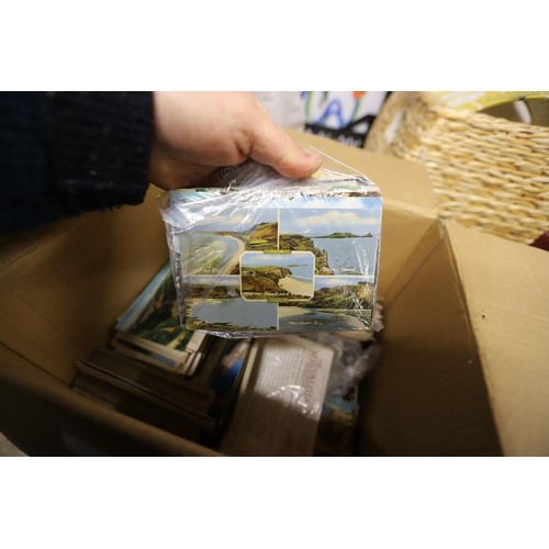 218 - Box of postcards