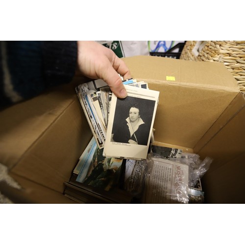 218 - Box of postcards