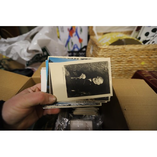 218 - Box of postcards