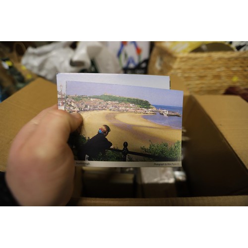 218 - Box of postcards