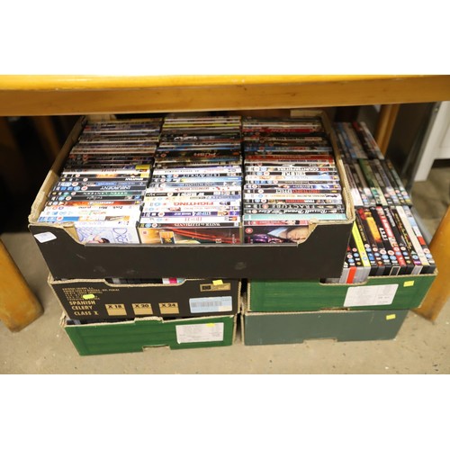 238 - 5 boxes of DVDs