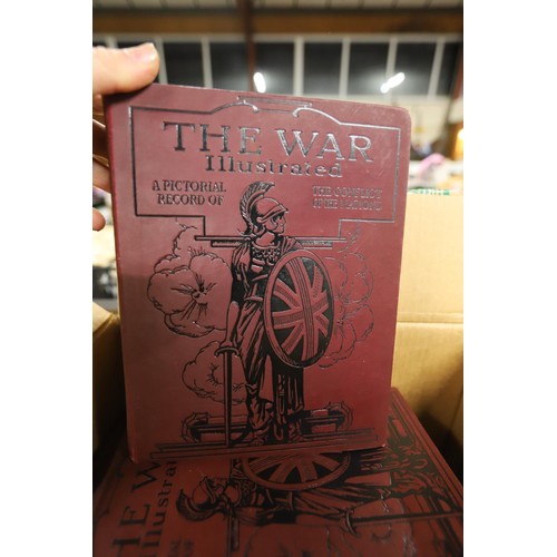 250 - 2 boxes of War books