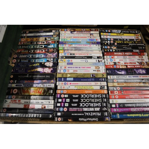 266 - 5 boxes of DVDs