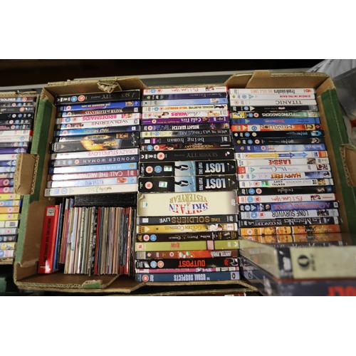 266 - 5 boxes of DVDs