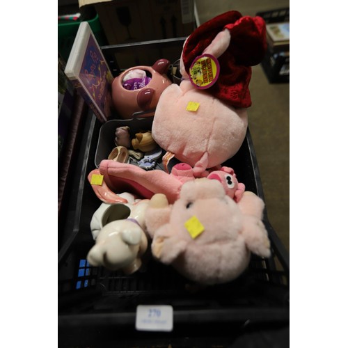 270 - Collection of pig related items