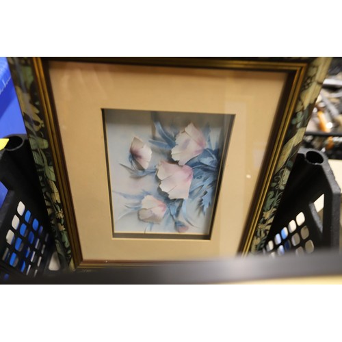 280 - Tray of mixed photo frames