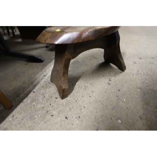 293 - Heavy small oak stool