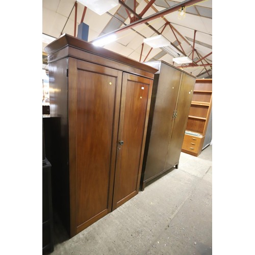 503 - Mahogany double door cupboard