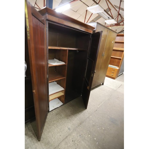 503 - Mahogany double door cupboard