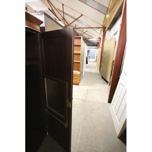 503 - Mahogany double door cupboard