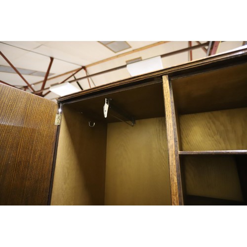 504 - Waring & Gillow Double gents wardrobe