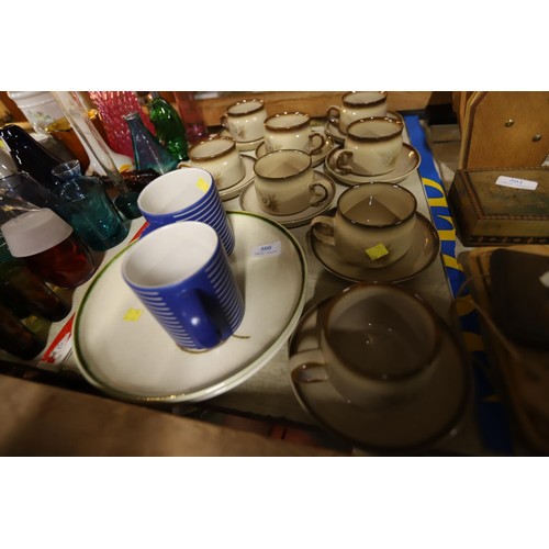 500 - Denby tea set & other pottery items