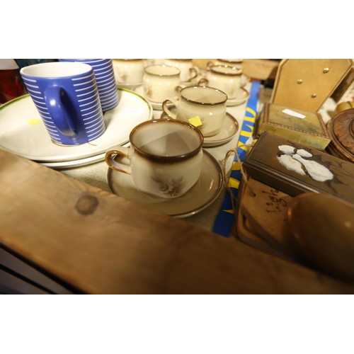 500 - Denby tea set & other pottery items