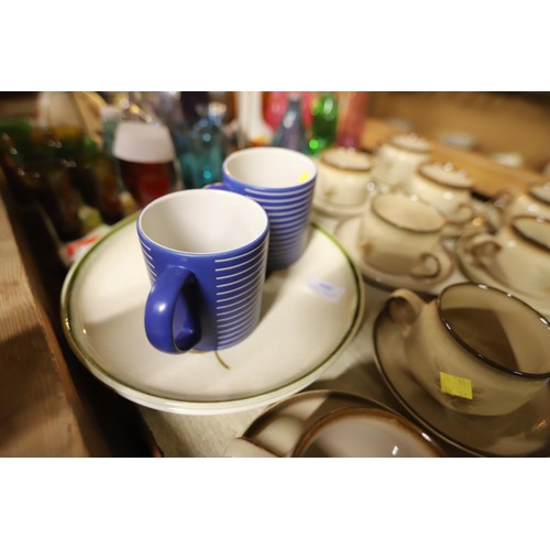 500 - Denby tea set & other pottery items