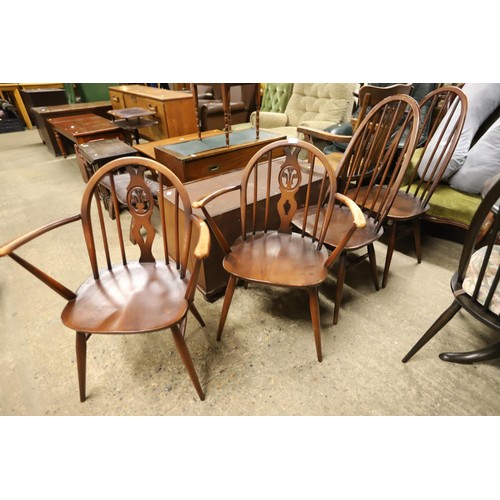 537 - 4 Ercol dining chairs