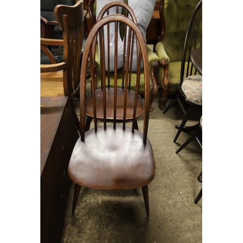 537 - 4 Ercol dining chairs