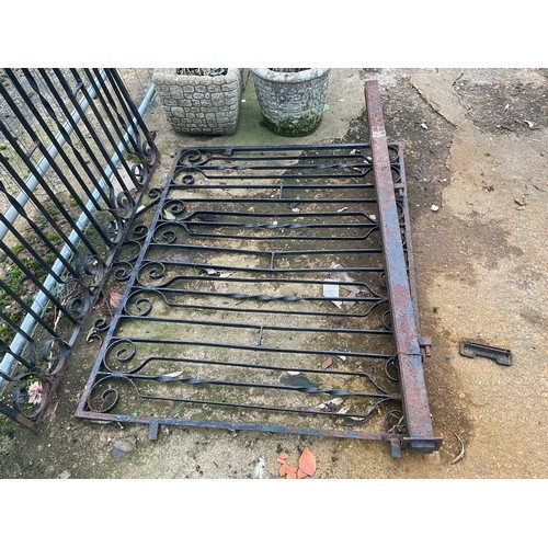 19 - Pair of wrought iron gates