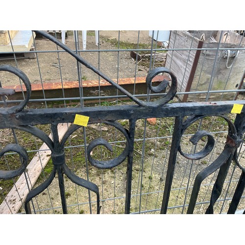 19 - Pair of wrought iron gates