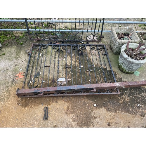 19 - Pair of wrought iron gates