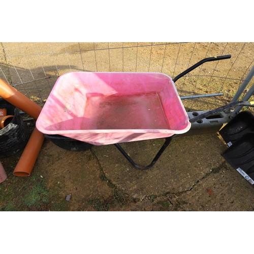 28 - Pink wheelbarrow