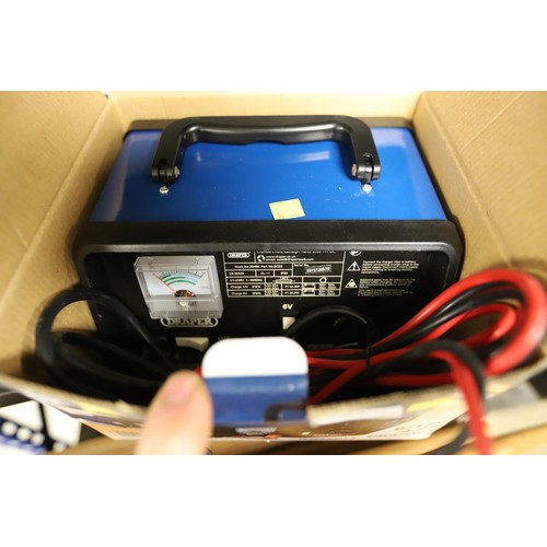 99 - Draper 12v & 6v charger - warranted until 12 noon Tuesday following the above sale