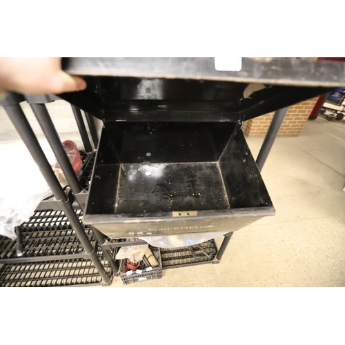 110 - Metal document box - no key