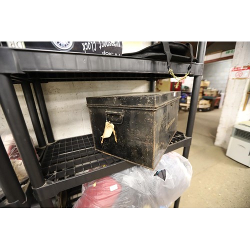 110 - Metal document box - no key