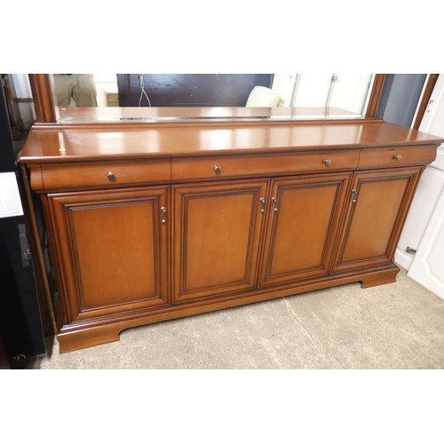 574 - Large modern mirror back sideboard