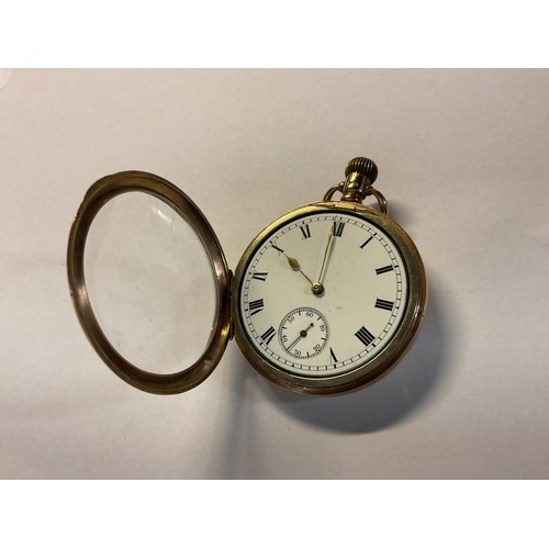 389 - Dennison watch case & co 9ct gold pocket watch