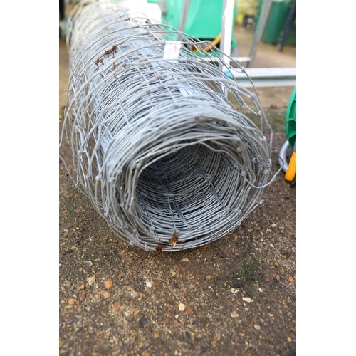 40 - Roll of metal fence wire