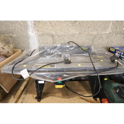 117 - Power craft electric router table - warranted until noon Tuesday following the above sale