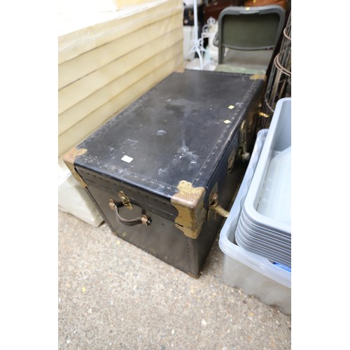 151 - Large antique trunk