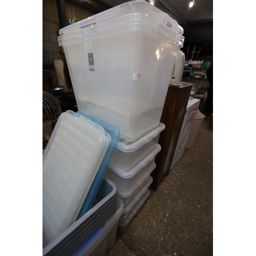 152 - Qty of storage tubs