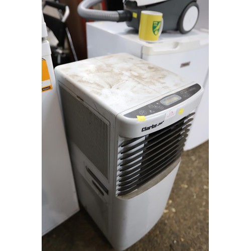 178 - Clarke air conditioner & dehumidifier - warranted until noon Tuesday following the above sale