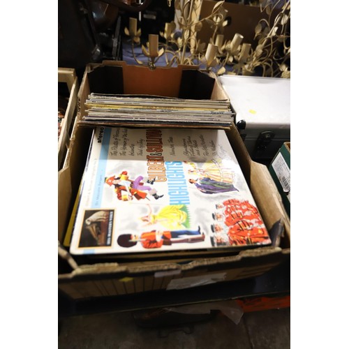 188 - Large box of mixed LP records