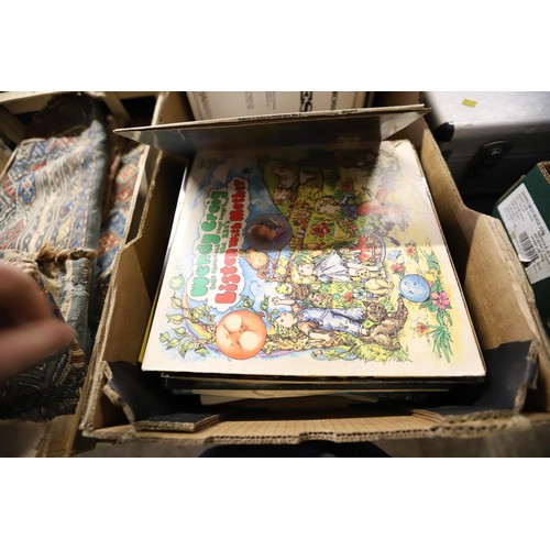 188 - Large box of mixed LP records