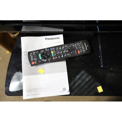 234 - Panasonic LCD TV with instructions, remote & TV unit -power lead required