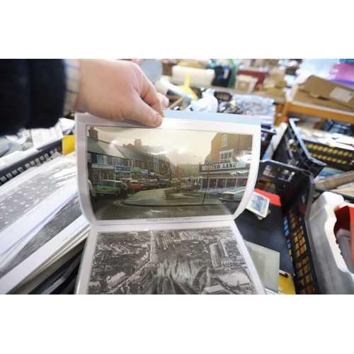 255 - 6 trays of local ephemera, etc