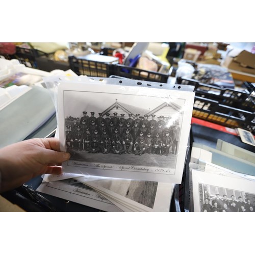 255 - 6 trays of local ephemera, etc